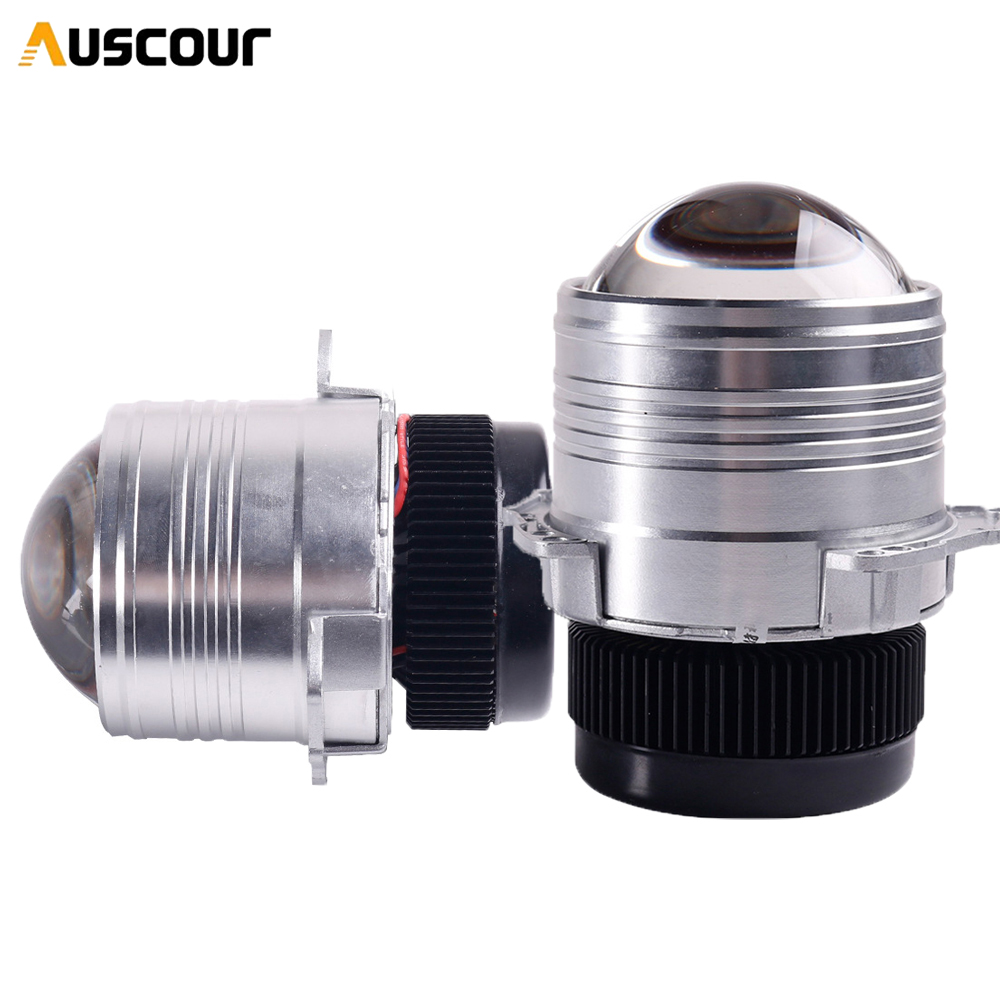 3.0 inch Headlight Lenses Bi LED Lens HID Projector BI LED Light Lamps Kit 6000K 5200LM Car Accessories Retrofit Style