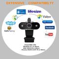 Full HD 2K Webcam For Computer Auto Focus Camera With Micphone Adjustable USB Laptop Webcams For Live Video Conference