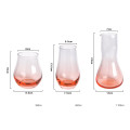 Kettle Glass Water Jug Kettle Tea Pot Gradient Pear Shape Creativity Irregular Orange Cold Water Kettle 1100ml Home Kitchen Bar