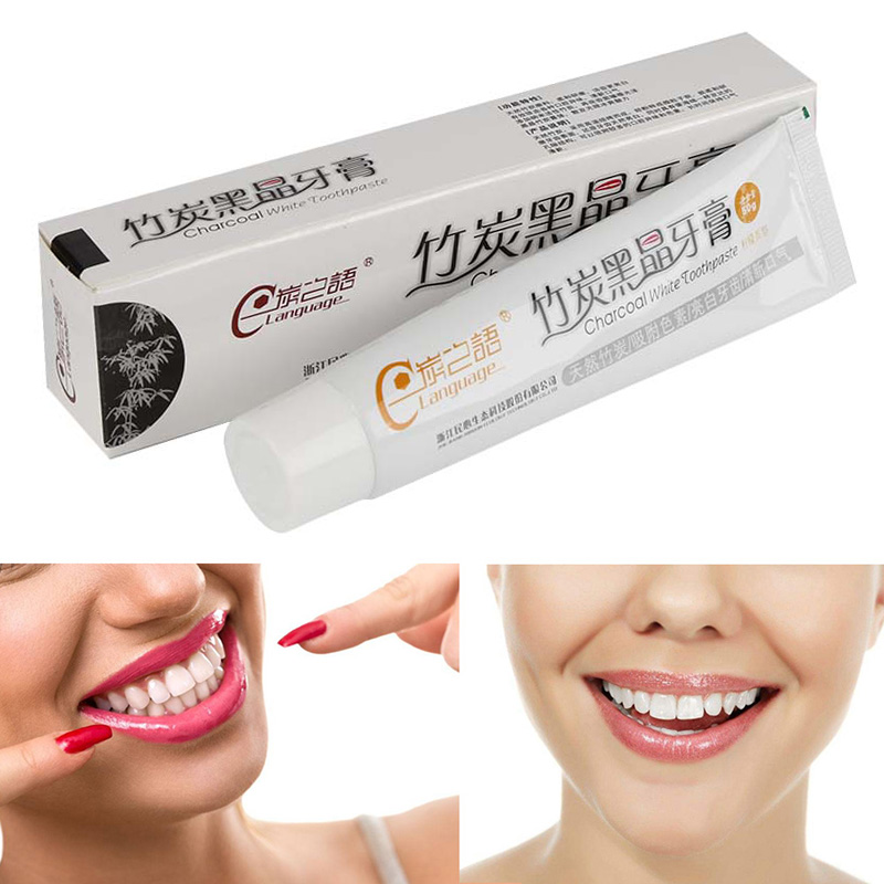 Bamboo Charcoal Toothpaste Black Crystal Whitening Teeth Sterile Toothpaste Mothproof Allergy Natural Oral Hygiene Care Products