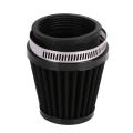 60mm Motorcycle Air Filter Intake Induction Kit Mushroom Head Filters Motorcycle Air Intake Filter Cleaner Black for All Moto