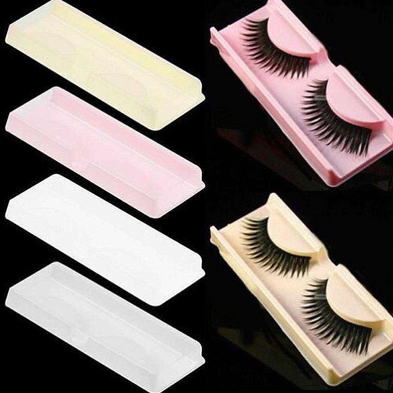 10pcs/set Empty False Eyelashes Case Plastic Eye Lashes Box Container False Eyelash Holder Compartment Care Makeup Storage