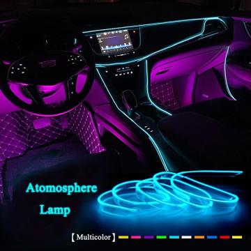 Neon Light Strips Flexible Rope Tube Waterproof Strip Line Sewing Edge EL Wire LED Strip Decoration On Car Strips Lamps LW011