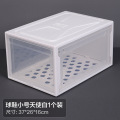 Large Plastic Stackable Shoe Storage Boxes Sneaker Shoes Box Storage Drawers for High Heels Sports Shoes Box Shoe Storage Boxes