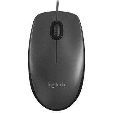 Logitech M90 USB Wired Mouse Ergonomic Plug and Play Optical Gaming Office Mouse Mice For Laptop Desktop PC Computer Home Office