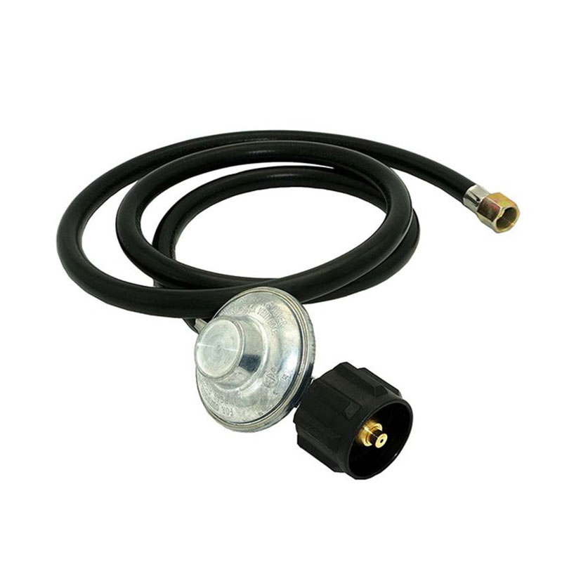 CSA Certified 2 meters Low Pressure Propane Regulator and Hose QCC1 Connection Kit for LP/LPG Gas Grill