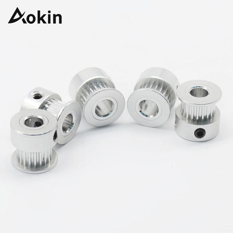 3D Printer Parts GT2 Timing Pulley 2GT 20 Teeth Aluminum Bore 5mm 8mm Synchronous Wheels Gear Part For DIY Printers Accessories