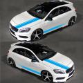 5Pcs Car Stickers Body Sticker Decals Stripes Car Side Door Body Hood Rearview Mirror Decal Stickers Set Racing Car Accessories