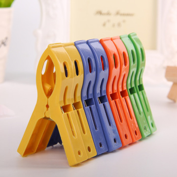 8PCS Powerful Plastic Clothes Pegs Hangers Clothespins Towels Hanging Pegs Food Bag Sealing Clip Laundry Storage Organizer