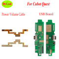 For Cubot Quest USB Board Charging Port Flex Cable Charger Plug Connector For Cubot Quest Power on off Volume Cable Assembly