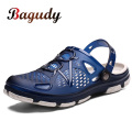 New Men Sandals Summer Outdoor Beach Casual Shoes Men Fashion Jelly Shoes Comfortable Water Shoes Man Hollow Slippers Size 40-45