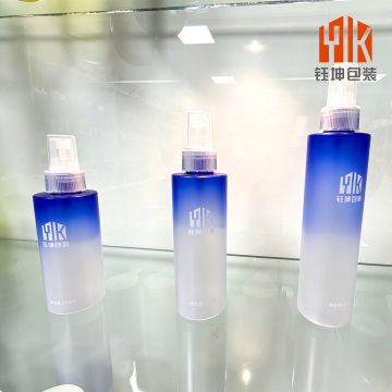 Gradient Blue Frosted Spray Bottle