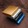 20 Sticks Fashion Double Layer Pipe Creative Personality Cigaret Case Metal Cigarette Case Cigarette Box Gifts Cigarette Holder