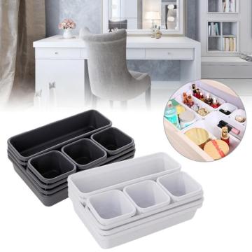 8pc/set Storage Organizer Box Drawer Make Up Brush Holder Storage Pot Jewellery Cover Storage drawer storage box Home Storage