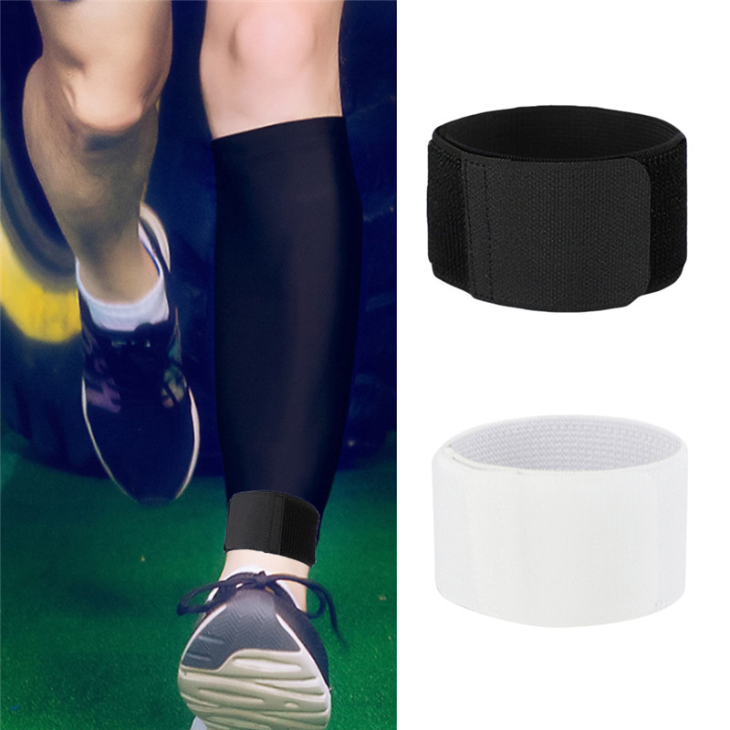 1Pair Ankle Shin Guard Stay Fixed Bandage Tape Shin Pads Prevent Drop Off Adjustable Elastic Soccer Sports Lower Leg Bandage