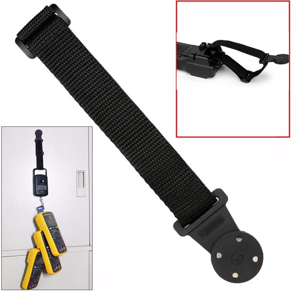 Polypropylene Fiber Strong Magnet Tool Universal Black Practical Hanging Loop Hanger Multimeter Strap Kit Durable For Fluke TPAK
