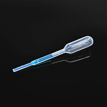 Pasteur Pipette Graduated Disposable Plastic Straw 0.2 ml Plastic Dropper Airbrush Urine Straw Length 65 mm 1000 / PK