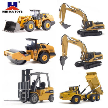 HUINA Alloy 1:50 dump truck Excavator Bulldozer Diecast Metal Model Construction Vehicle Toys for Boys Birthday Gift Cars