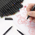 100 Colors 0.4mm Fine Tip Art Marker Pen Fine liner Pens Smooth Sketch Pen Art Supplies for Animation Manga Drawing