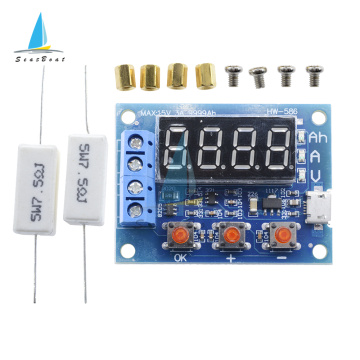 ZB2L3 LED Digital Display Battery Tester 18650 Lithium Battery Test Module Resistance Lead-acid Capacity Discharge Meter 4.5-6V