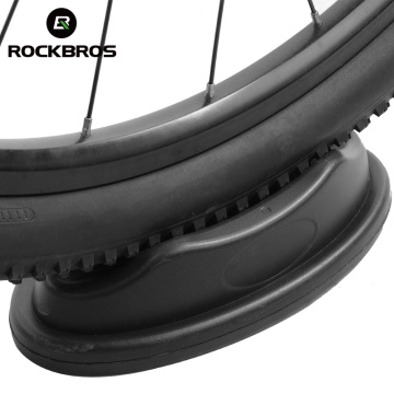 ROCKBROS Cycling Front Wheel Pad Support Booster Device Riding Station Trainer Road Bike Wheel Stand Bicycle Accessories