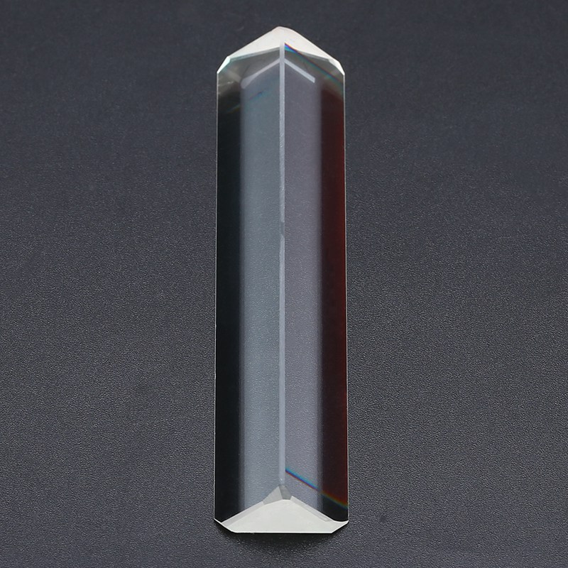 New Triangular Prism Optical Glass Triple Physics Refractor Teaching Light Spectrum Educational Teaching Tool High Quality Glass