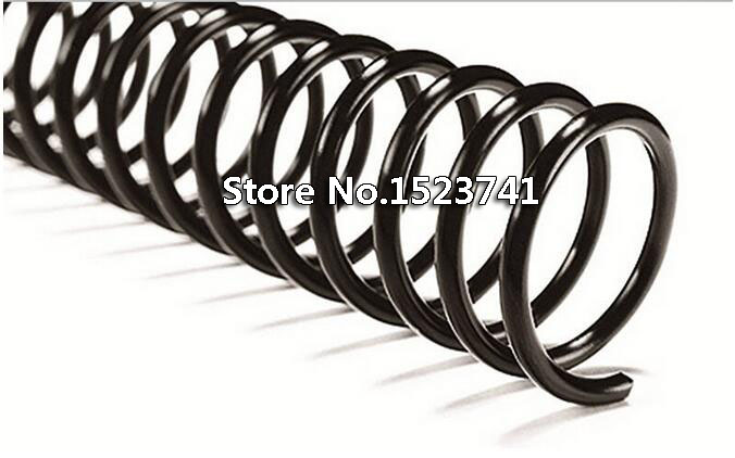 50Sheets Black Plastic Spiral Coil Supply for Electric Spirl Coil Binding Machine PD-1501