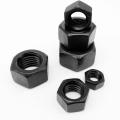 M1.4 M1.6 M2 M2.5 M3 M4 M5 M6 M8 M10 M12 M14 M16 M18 M20 M22 M24 DIN934 Black Grade 8.8 steel Metric Thread Hex Nut Hexagon Nut