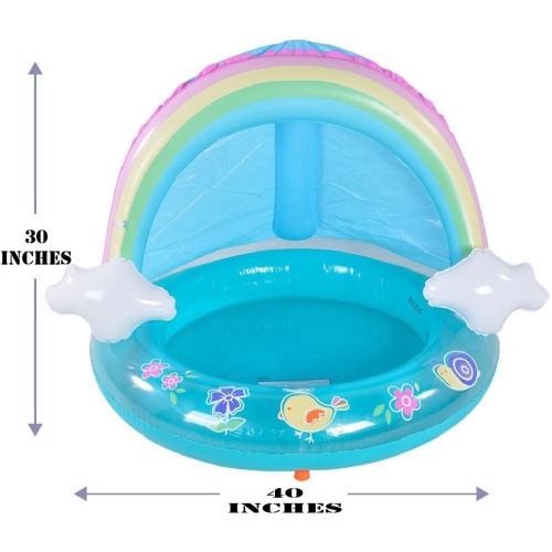 Inflatable Baby Pool Rainbow Baby Toddlers Splash Pool for Sale, Offer Inflatable Baby Pool Rainbow Baby Toddlers Splash Pool