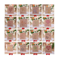 Free ship!1lot=48pc!Small hollow kraft paper cards / birthday / holiday greeting card / Valentine cards with paper envelope