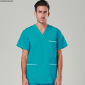 [TOP] Men's Short Sleeve Scrub Top V Neck COTTON Comfy Medical Uniforms Nursing Uniform Scrubs Doctor Hospital Workwear