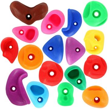 25Pcs/set Assorted Textured Rock Climbing Frame Mixed Color Rock Climbing Wall Stones Hand Feet Holds Grip kids Sport Toys