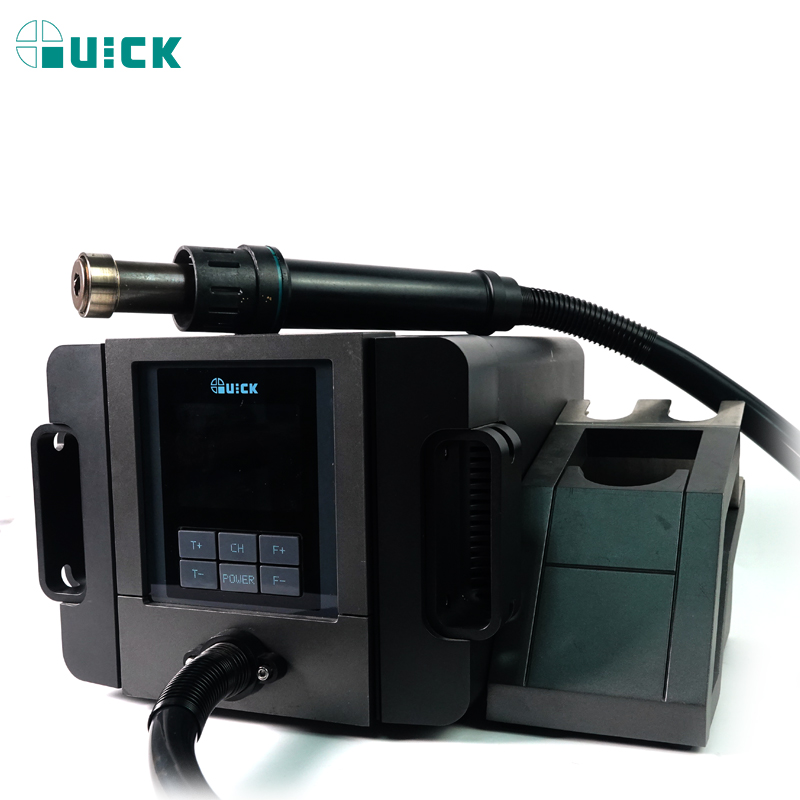 QUICK TR1300A 1300W Heat Gun Nozzle 110V 220V Hot Air Blower Welding Solder Station 100 To 500 Temperature Adjustable Home