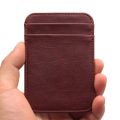 Super Slim Soft Wallet PU Leather Mini Business Credit Card Holder Wallet Purse Card Holders Men Wallet Thin Small Wallets