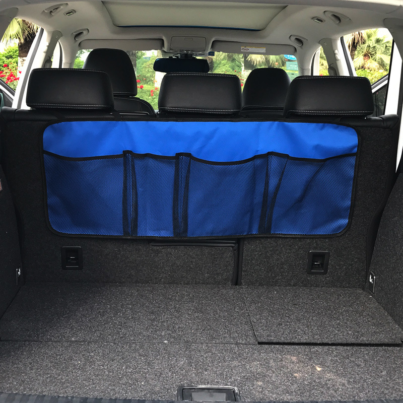 Universal Car Seat Back Organizer Adjustable Storage Bag Net High Capacity Multi-use Oxford Automobile Seat Back Organizers