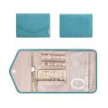 Travel Jewelry Organizer Roll Foldable Jewelry Case for Journey-Rings Necklaces Jewerly Storage Bag