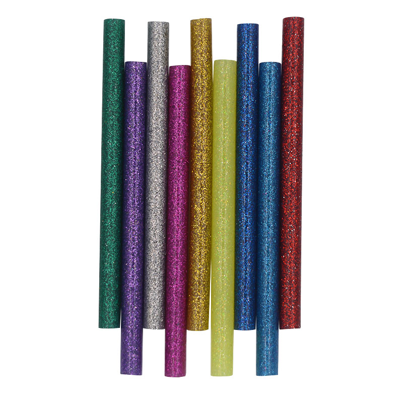 10pcs Colourful 7mm*100mm Hot Melt Glue Sticks For Glue Gun Craft Phone Case Album Repair Accessories Adhesive 7mm Stick