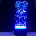 TOGA HIMIKO LED ANIME LAMP MY HERO ACADEMIA 3d Led Night Light for Kids Child Bedroom Decor Light Acrylic Table Lamp Gift