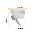 White Bathtub Plug For Bath Shower Floor Drain For Sink Strainer Bathroom Siphon Plug Kitchen Sink Cork Pipe Accessory