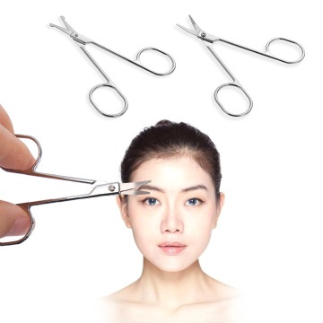 1/2pcs Makeup Scissors Eyebrow Trimmer Scissor Stainless Steel Nail Scissor Woman Face Nose Hair Mustaches Removal Cutter