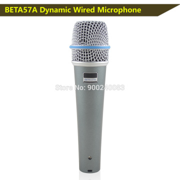 Free shipping Grade A Quality Professional Dynamic Instrument Microphone BETA57A cardioid BETA57 Wired Microphone