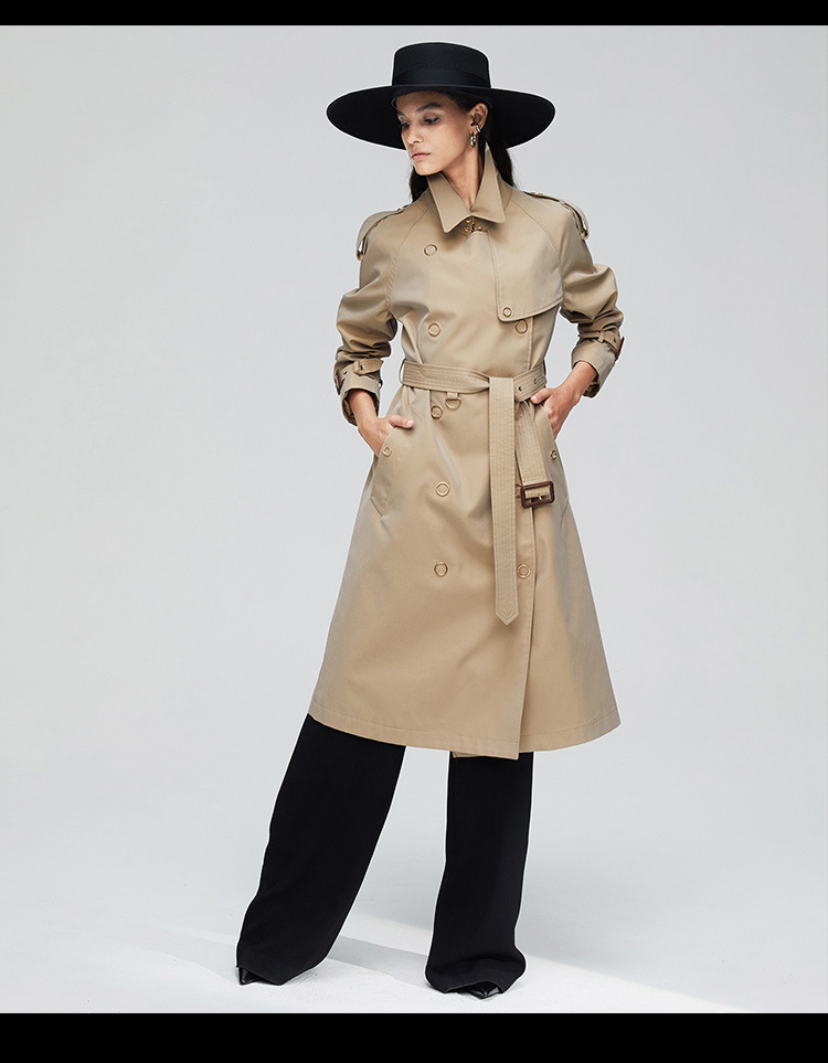Casual Women Long Trench Coat