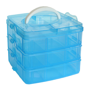 Storage Desktop Clear Plastic Craft Beads Jewellery Storage Organizer Compartment Tool Box Case Boxes Brand New High19OCT25