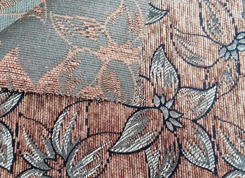 Jacquard Chenille Fabric Upholstery C