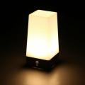 Smart Wireless PIR Motion Sensor LED Night Light Battery Powered Table Lamp Warm White Color Night LED Lighting Home Decor