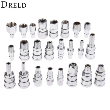 Pneumatic Fittings Female Male Air Line Hose Compressor Fitting Connector Quick Release Coupler Set Pneumatic Parts