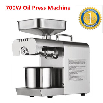 Stainless Steel Oil Press Machine Peanut Oil Presser For Sesame/Melon Seeds/Rapeseed/Flax/Walnut Oil Presser