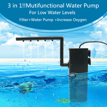 Mini 3 in 1 Aquarium Filter 5w 8w Multi-function Fish Tank Aquarium Internal Purifier Submersible Pump Spray Waterfall FA015