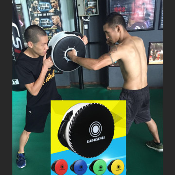 Good heavy Boxing target durable Punching pads MMA kicking big round targets muay thai martial arts Shield focus curved pad 1