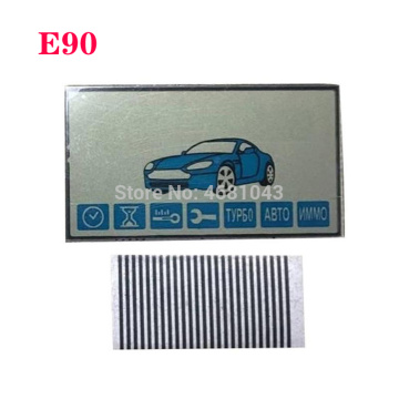 E90 Lcd Display Screen Flexible Cable for Starline E90 LCD Remote Control Key Fob E90 lcd display + Zebra Stripes